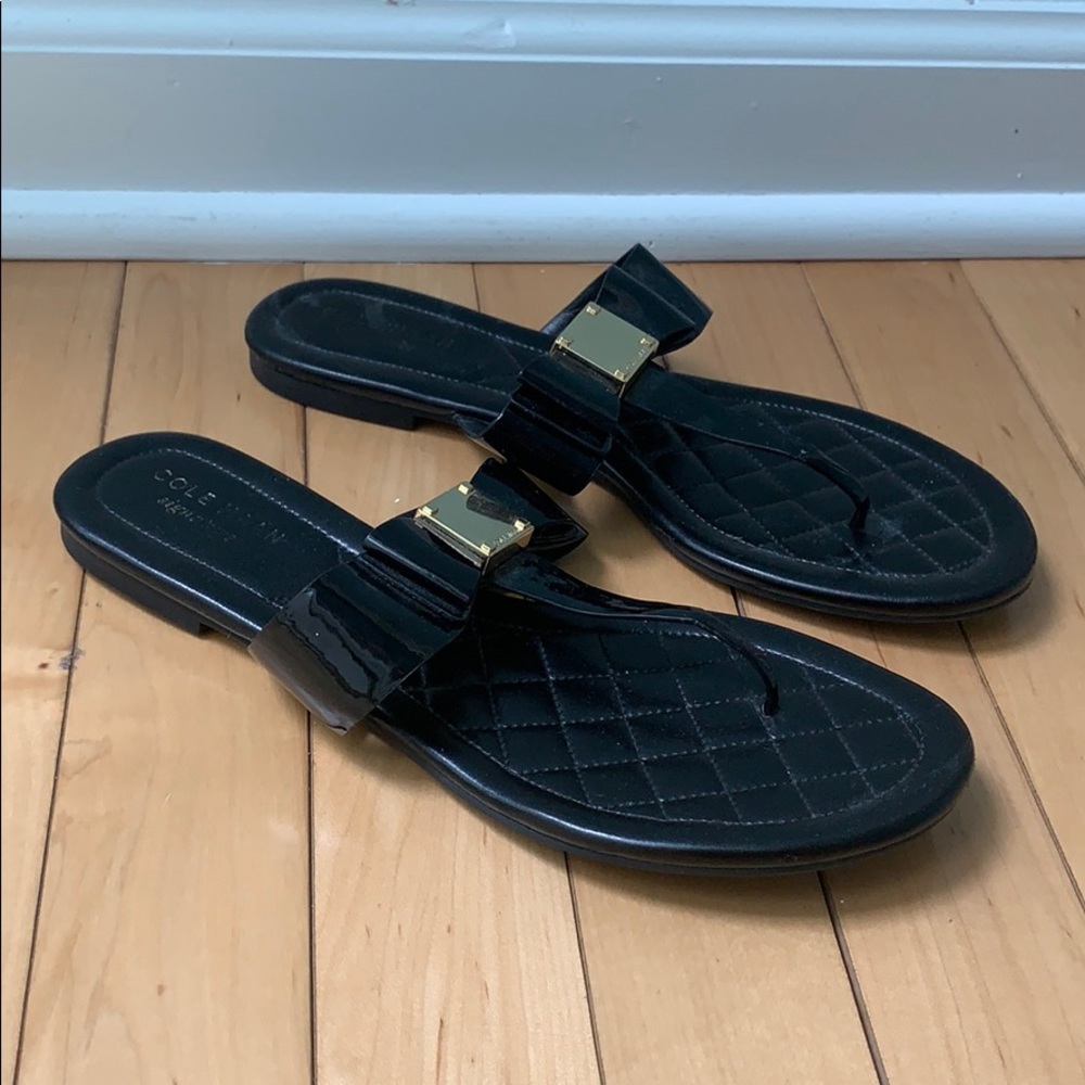Cole Haan Size 7 Black Sandals